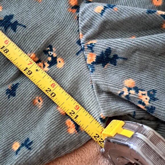 LARGE Vermont Country Store Green Corduroy Dress - Picture 8 of 10